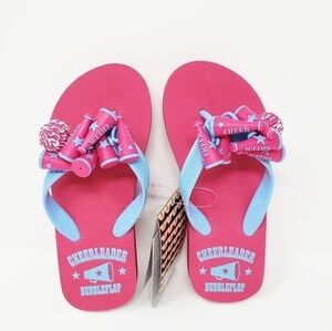 BUBBLEFLOP Cheerleading flip flop sandal NWT